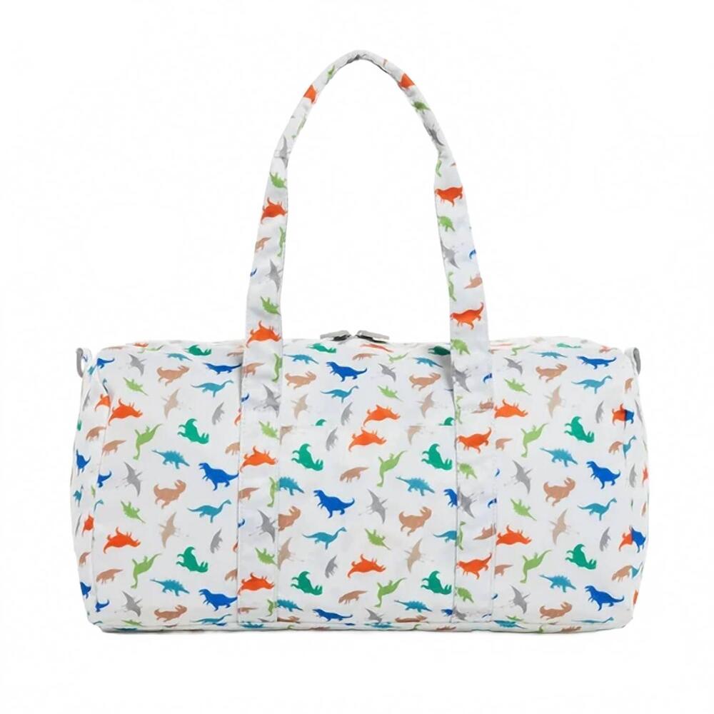 NEW TRVL DESIGN kids' weekender duffel bag in dino-mite